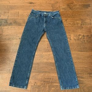 Wrangler Straight Leg Blue Jeans